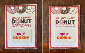 dunkin donuts gift card