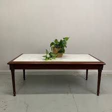 Antique Mahogany Coffee Table With