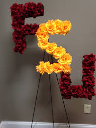 On the street of apalachee parkway. Fsu Sympathy Stand Silk Flowers Fsu Letters On A Stand In Tallahassee Fl Artistic Floral Designs