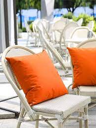 1pc Orange Cushion Cover Minimalist