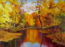 Fall Landscape Paintings | Autumn Landscape 2 - SOLD | Landscape paintings, Autumn  landscape, Fall landscape painting