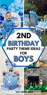 fun 2nd birthday party themes for boys