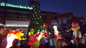 Lighting Phillies Christmas Tree Youtube