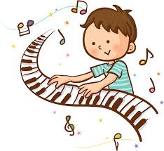 Boy is playing piano clipart. Free download transparent .PNG | Creazilla