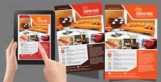 Furniture Shop Sales Promotional Flyer Design Template Oodlethemes Com