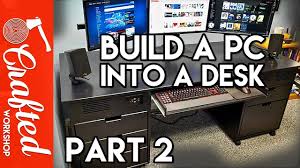 You can draw up your own plans in a 3d modeling software, but for those who are looking to take a bit less of a risk and. Building A Computer Desk Diy Desk Pc 20 Steps With Pictures Instructables