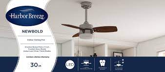 Ceiling Fan Brown And Silver 21302