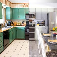 diy farmhouse kitchen renovation before