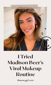 madison beer makeup routine