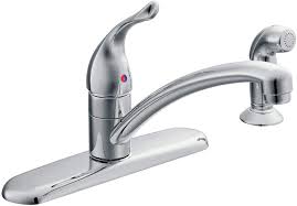 We'll show you how to detect a leak, the different types of kitchen. Moen 67430 Chateau Single Handle Kitchen Faucet With Protege Side Spray Chrome 0 375 Touch On Kitchen Sink Faucets Amazon Com