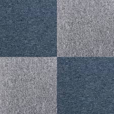 carpet tiles 40 x storm blue platinum