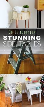 Stunning Diy Side Tables Ohmeohmy Blog