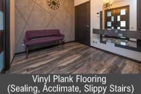 vinyl plank flooring sealing