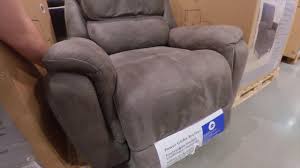 at costco fabric power glider recliner