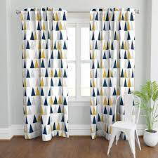 Arrows Curtain Panel Tall Triangles In