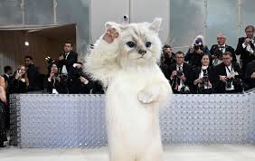 jared leto dressed as choupette the cat