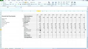 Cash Flow Analysis Template Pdf Free Monthly Statement Sample
