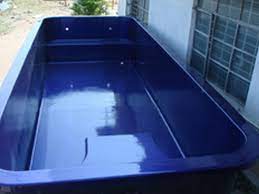 Blue Frp Fiber Glass Swimming Pool For