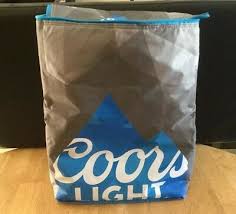 Coors Light Insulated Beer Backpack Cooler Bag 24 Cans Molson Blue Grey Ebay