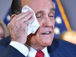Former associate attorney general of the united states. Donald Trump Lawyer Rudy Giuliani S Hair Dye Runs Down His Face During Press Conference The Advertiser