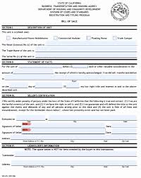 Bill Of Sale Florida Template Lovely Mobile Home Bill Sale Georgia