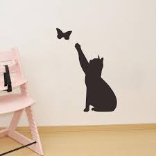 erfly cat background wall