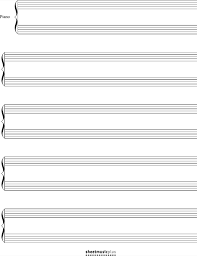 Download Printable Piano Staff Paper For Free Formtemplate