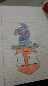 Grab your paper, ink, pens or pencils and lets get step by step beginner drawing tutorial of the supply llama in fortnite. My Drawing Of A Llama With The Founders Banner Fortnite