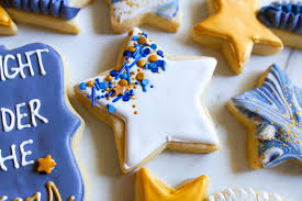 Sugar cookies in the shape of butterflies or dragonflies cookie cutters in the same shape. A Night Under The Stars Prom Cookies Bake At 350