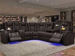 Massive Reclining Sectional Couch Selection