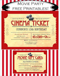 Free Editable Drive In Movie Party Invitation Template