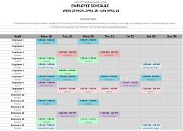 10 Free Weekly Schedule Templates For Excel Schedule