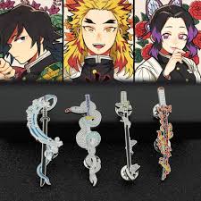 Demon Slayer Tomioka Giyuu Kochou Shinobu Rengoku Kyoujurou Iguro Obanai  Enamel Brooch Pin Badge Anime Cosplay Jewelry Gift Prop - AliExpress