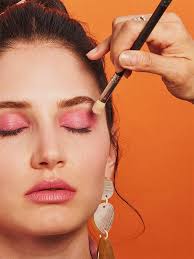 baby pink monochromatic makeup tutorial