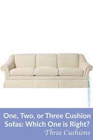 one two or three cushion sofa which