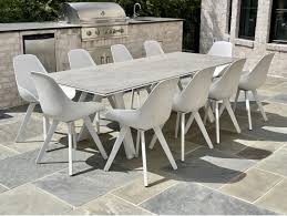 Gardenart Outdoor Dining Table Aluminum