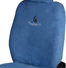 Buy Pegasus Premium Blue Towel Car Seat