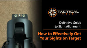 Sight Alignment How To Effectively Get Your Sights On