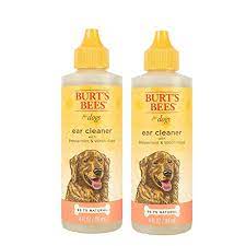 Ingredients such as witch hazel work to cleanse your pup's ears of excess moisture and debris, while peppermint soothes irritation. Buy Burt S Bees For Dogs Natural Ear Cleaner With Peppermint Witch Hazel Effective Gentle Dog Ear Cleaning Solution For All Dogs Cruelty Free Made In Usa 4 Oz