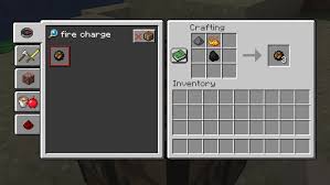 Taking Inventory Fire Charge Minecraft