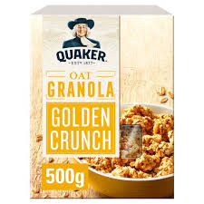 Total carbohydrate represents the amount of starches, fiber, and sugars in the product. Quaker Oat Granola Golden Crunch 500g Tesco Groceries