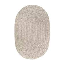 rhody light gray braided area rug