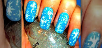 how to create snowflake nails for the