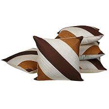 cushion covers set of 5 light brown