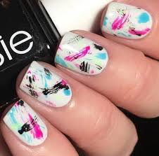 abstract art nails are the creative new
