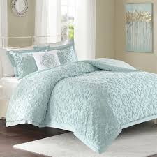 chenille comforter bed set pale aqua