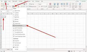 how to add or remove cell borders in excel