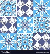terranean porcelain tiles blue