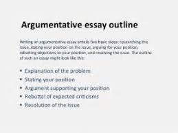 Argumentative essay examples for college