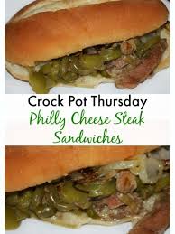 crock pot philly cheese steak sandwiches